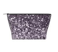 Art décoratif Brillant à Paillettes Scintillantes pour Dame à la Lavande, Trousse de Toilette Trousse de Maquillage Sac à cosmétiques Trousse de Toilette de Voyage Portable