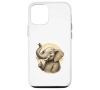 Art d'éléphant Happy Thumbs Up Coque pour iPhone 12/12 Pro