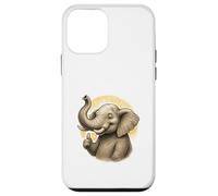 Art d'éléphant Happy Thumbs Up Coque pour iPhone 12 Mini