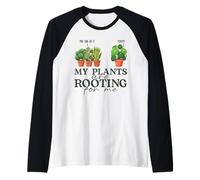 Art des Amoureux des Plantes « Mes Plantes s'enracinent pour Moi » Manche Raglan