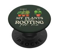 Art des Amoureux des Plantes « Mes Plantes s'enracinent pour Moi » PopSockets PopGrip Adhésif