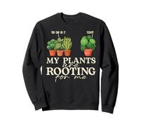Art des Amoureux des Plantes « Mes Plantes s'enracinent pour Moi » Sweatshirt