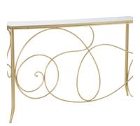Console en métal doré Art 140 x 40 x 80 cm