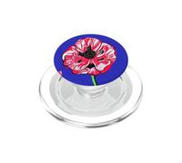 Art des Contours Noirs Coquelicots Sauvages PopSockets PopGrip pour MagSafe