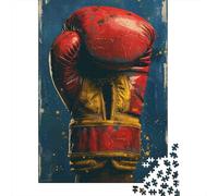 Art des Gants de Boxe Puzzle À 1000 Morceaux Papier Épais Puzzle Familial Passionnés Casse-tête Compatible Plateau Heures Divertissement Garanties 38x26cm/1000pcs