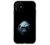 Art des légendes de la Montagne avec Visage de yéti et de créature enneigée Coque pour iPhone 11