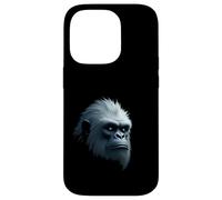 Art des légendes de la Montagne avec Visage de yéti et de créature enneigée Coque pour iPhone 14 Pro