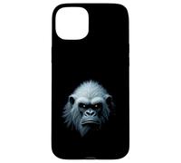Art des légendes de la Montagne avec Visage de yéti et de créature enneigée Coque pour iPhone 15 Plus