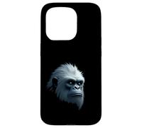 Art des légendes de la Montagne avec Visage de yéti et de créature enneigée Coque pour iPhone 15 Pro
