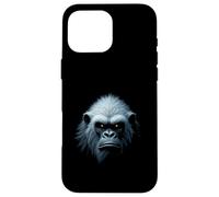 Art des légendes de la Montagne avec Visage de yéti et de créature enneigée Coque pour iPhone 16 Pro Max