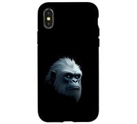 Art des légendes de la Montagne avec Visage de yéti et de créature enneigée Coque pour iPhone X/XS