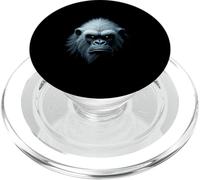 Art des légendes de la Montagne avec Visage de yéti et de créature enneigée PopSockets PopGrip pour MagSafe