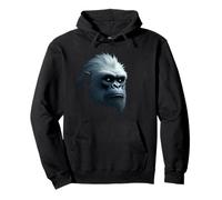 Art des légendes de la Montagne avec Visage de yéti et de créature enneigée Sweat à Capuche