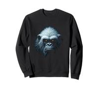 Art des légendes de la Montagne avec Visage de yéti et de créature enneigée Sweatshirt