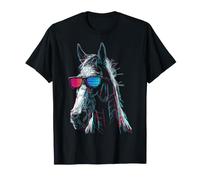 Art des Lunettes de Soleil pour Amoureux des Chevaux T-Shirt