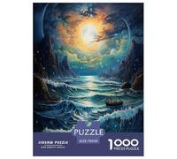 Art des marées océaniques Adultes Puzzles 1000 Pièces Nature Jeux Éducatifs Décoration Intérieure Cadeaux d'anniversaire pour Noël Jeu De Défi Familial Tueur Ennuyeux 70x50cm/1000pcs