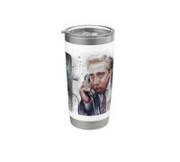 Art des mèmes Cage Vampire Sooner Gobelet isotherme en acier inoxydable double paroi