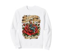 Art des Roses à tatouer de la Dirty Hoes Garden Society Sweatshirt