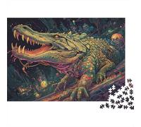 Art des Yeux psychédéliques Puzzle 1000 Pièces, Gros Plan de l'œil psychédélique, Jeu éducatif, défi, décoration Murale, Cadeau pour Tous