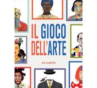 Art&Design24 Le Jeu de l'art - 50 Cartes pour découvrir des curiosités Amusantes sur Les Artistes, y Compris brochure avec Biographies, boîte de Jeu idée Cadeau