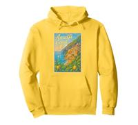 Art d'été Italien coloré de la côte amalfitaine Sweat à Capuche