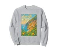 Art d'été Italien coloré de la côte amalfitaine Sweatshirt