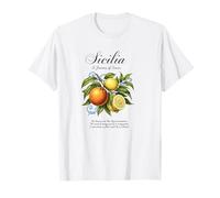 Art d'été sicilien Vintage Citron sicilien T-Shirt