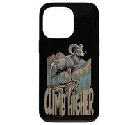 Art d'extérieur Vintage en Pleine Nature en Forme de Mouflon d'Amérique Coque pour iPhone 13 Pro