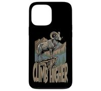 Art d'extérieur Vintage en Pleine Nature en Forme de Mouflon d'Amérique Coque pour iPhone 13 Pro Max