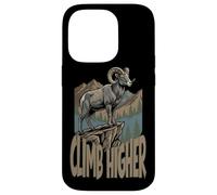 Art d'extérieur Vintage en Pleine Nature en Forme de Mouflon d'Amérique Coque pour iPhone 14 Pro