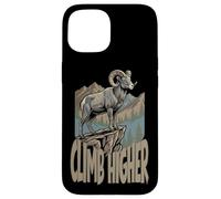 Art d'extérieur Vintage en Pleine Nature en Forme de Mouflon d'Amérique Coque pour iPhone 15