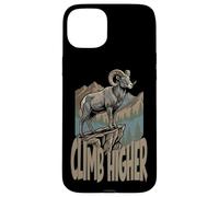 Art d'extérieur Vintage en Pleine Nature en Forme de Mouflon d'Amérique Coque pour iPhone 15 Plus