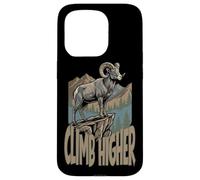 Art d'extérieur Vintage en Pleine Nature en Forme de Mouflon d'Amérique Coque pour iPhone 15 Pro