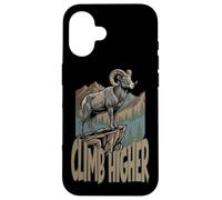 Art d'extérieur Vintage en Pleine Nature en Forme de Mouflon d'Amérique Coque pour iPhone 16