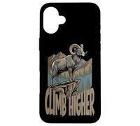 Art d'extérieur Vintage en Pleine Nature en Forme de Mouflon d'Amérique Coque pour iPhone 16 Plus