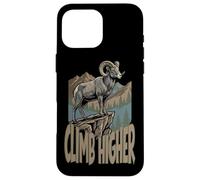 Art d'extérieur Vintage en Pleine Nature en Forme de Mouflon d'Amérique Coque pour iPhone 16 Pro Max