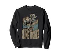 Art d'extérieur Vintage en Pleine Nature en Forme de Mouflon d'Amérique Sweatshirt
