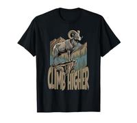 Art d'extérieur Vintage en Pleine Nature en Forme de Mouflon d'Amérique T-Shirt