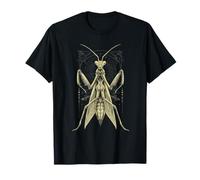Art d'illustration d'insectes gothiques de la mante religieuse mystique T-Shirt