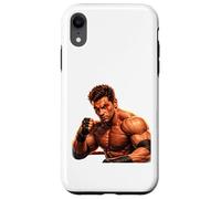 Art d'intensité de l'arène de Combattant Implacable Coque pour iPhone XR