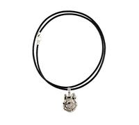 Art-Dog Pendentif avec Chien - Collier Épingle - Collier Plaqué Argent Fait Main sur Base ZnAl - Collier Épingle en Argent pour les Amoureux des Chiens - Bouledogue français II