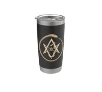Art d'Ouroboros Gobelet isotherme en acier inoxydable double paroi