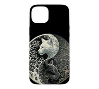 Art du Chat Yin Yang Coque pour iPhone 15 Plus
