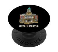 Art du château de Dublin PopSockets PopGrip Adhésif