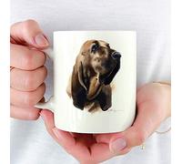 Art Du Chien De Saint-Hubert Mug Durable Tasse À Thé Drôle Tasse À Café Idée Cadeau Pour Pâques Noël Anniversaire 330Ml