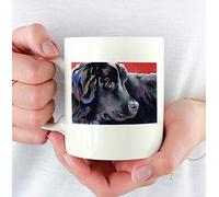 Art Du Chien Terre-Neuve Tasse À Thé Céramique Mug Durable Tasse À Café Cadeaux Fantaisie Pour Bureau Collègue Noël 330Ml