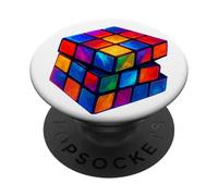 Art du Cube de Vitesse PopSockets PopGrip Adhésif