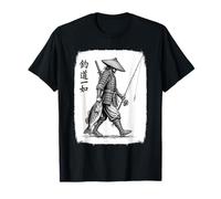 Art du Guerrier Japonais, samouraï, pêcheur à l'achigan T-Shirt
