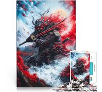Art du Guerrier samouraï Puzzle 1000 pièces pour Adultes Staycation Tuer Le Temps Jouets de décoration pour la Maison 38x26cm