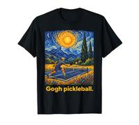 Art du Joueur Gogh Pickleball, Style Nuit étoilée T-Shirt